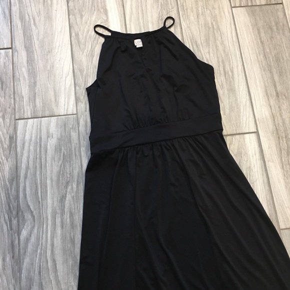 LOFT Dresses & Skirts - ❌sold❌Loft halter black maxi dress SP